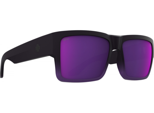 Saulės akiniai SPY CYRUS soft matte purple fade/gray green/dark purple mirror